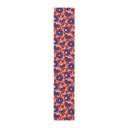 Table Runner | Bright Blue & Orange | Bellis