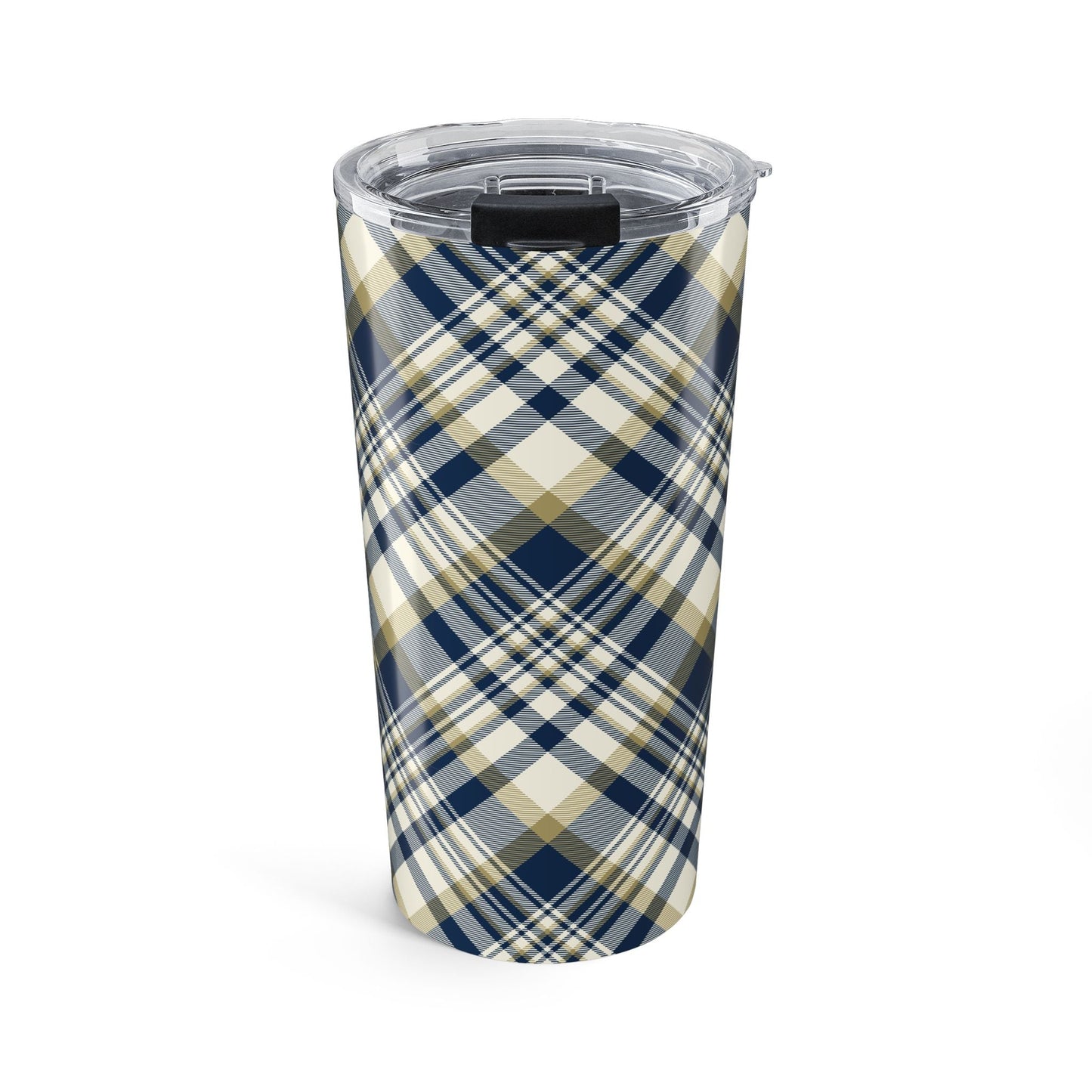 Tumbler | Blue & Gold | Tartan