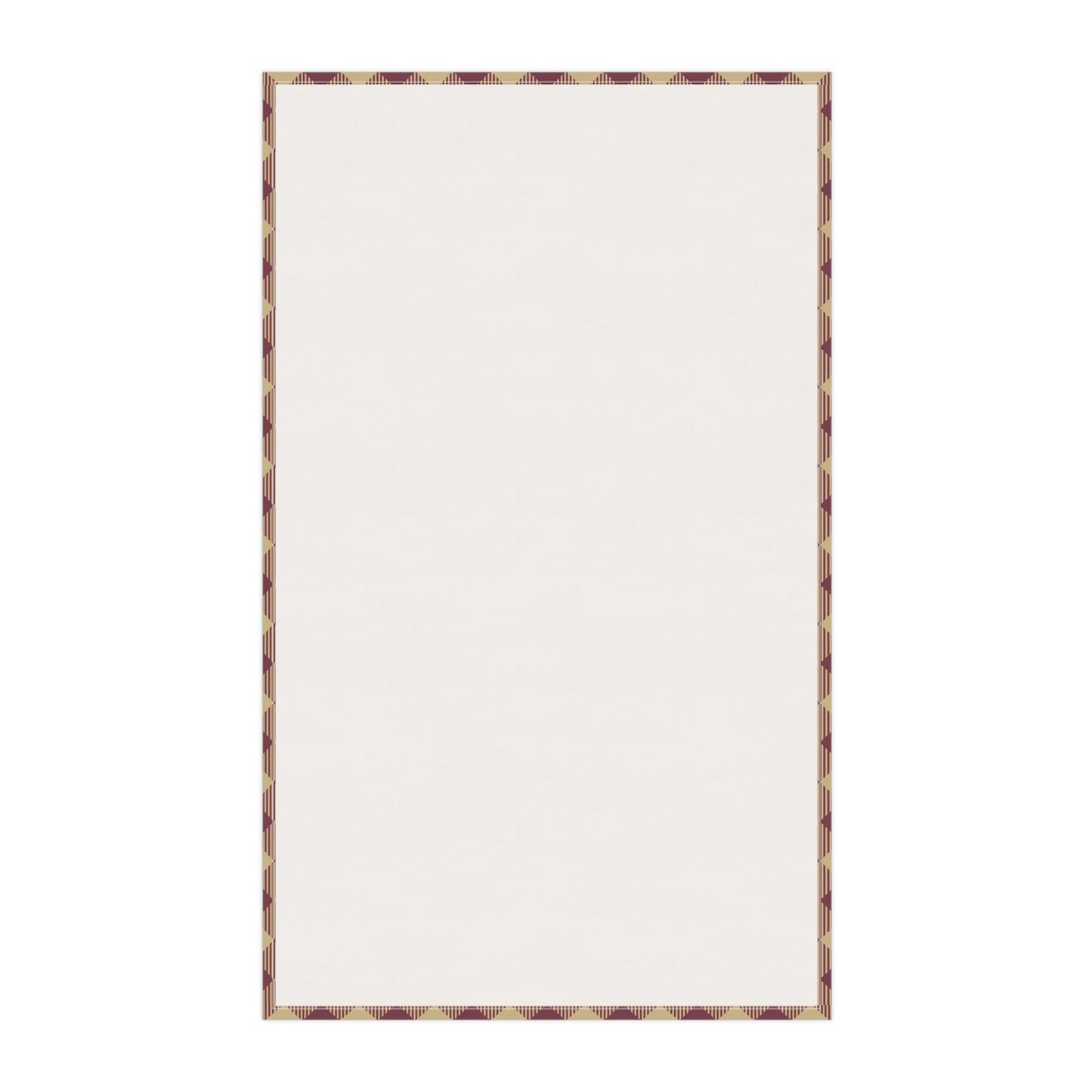 Tea Towels | Maroon & Gold | Gingham
