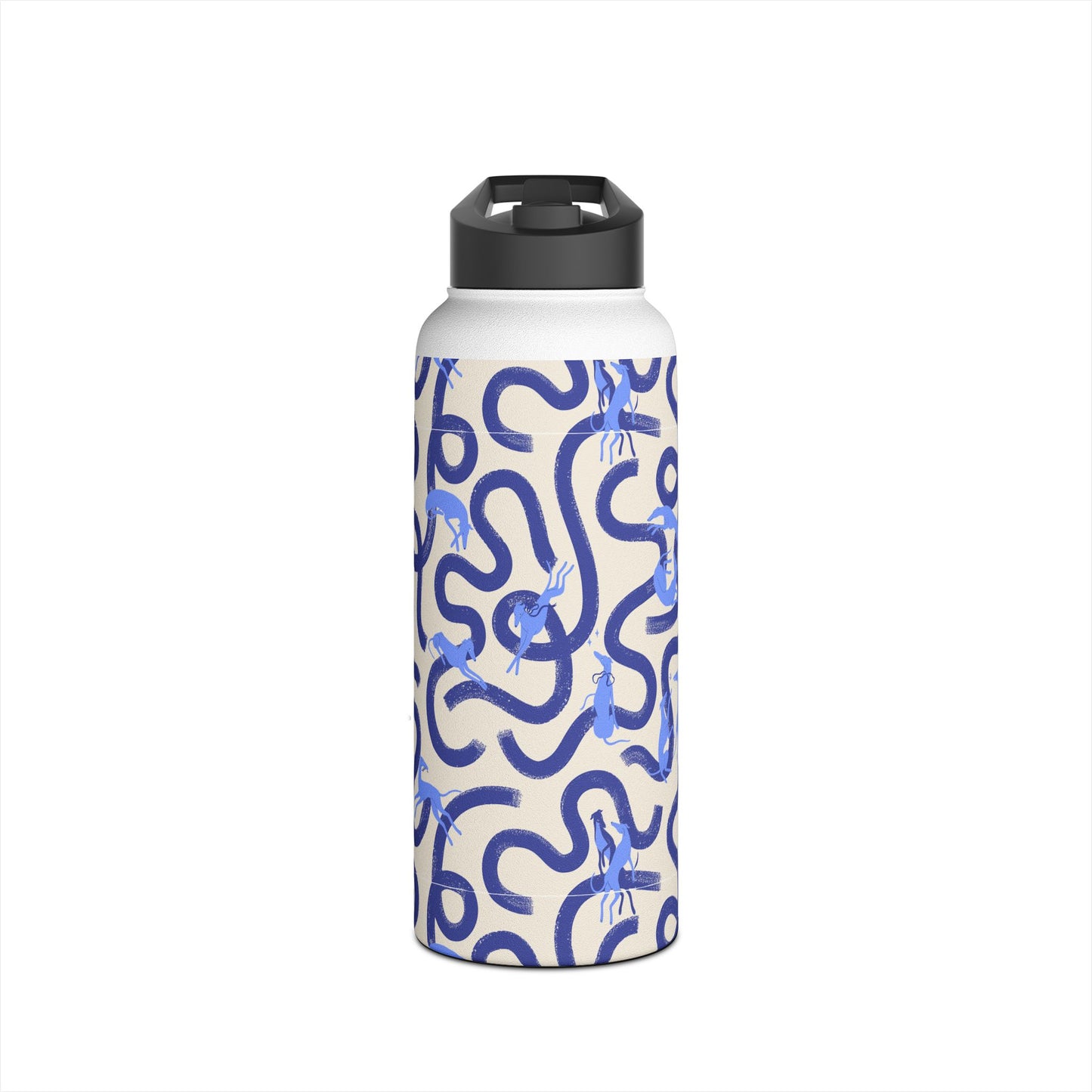 Insulated Water Bottle | Greyhounds | Blue Ribbon