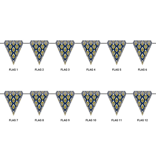 Flag Garland | Ann Arbor, Michigan | Ikat