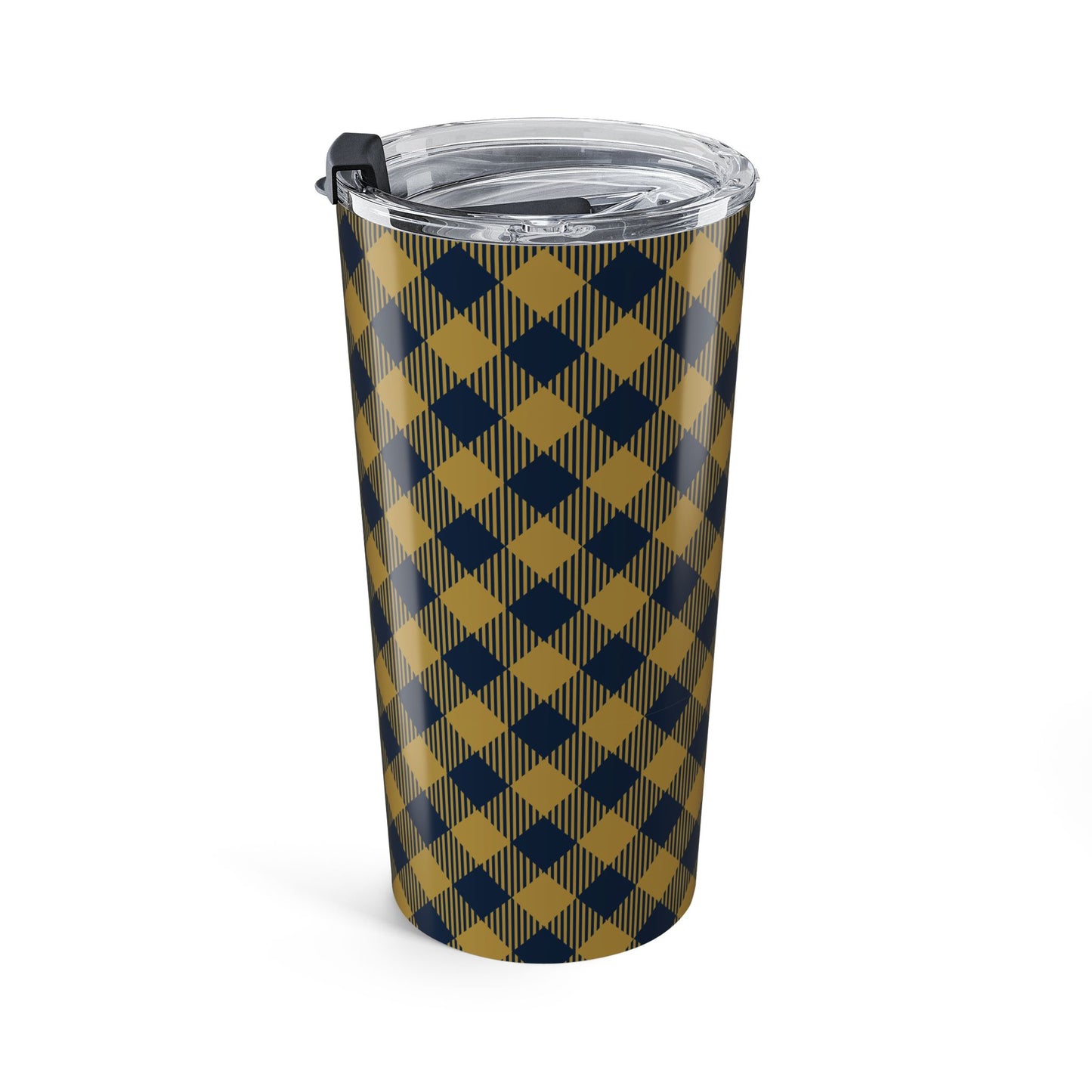 Tumbler | Notre Dame, Indiana | Gingham