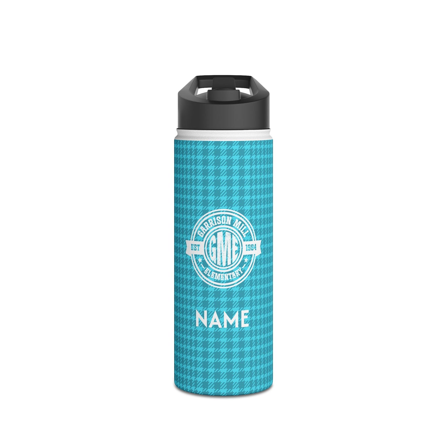 Insulated Water Bottle | Greyhounds | Teal Tartan