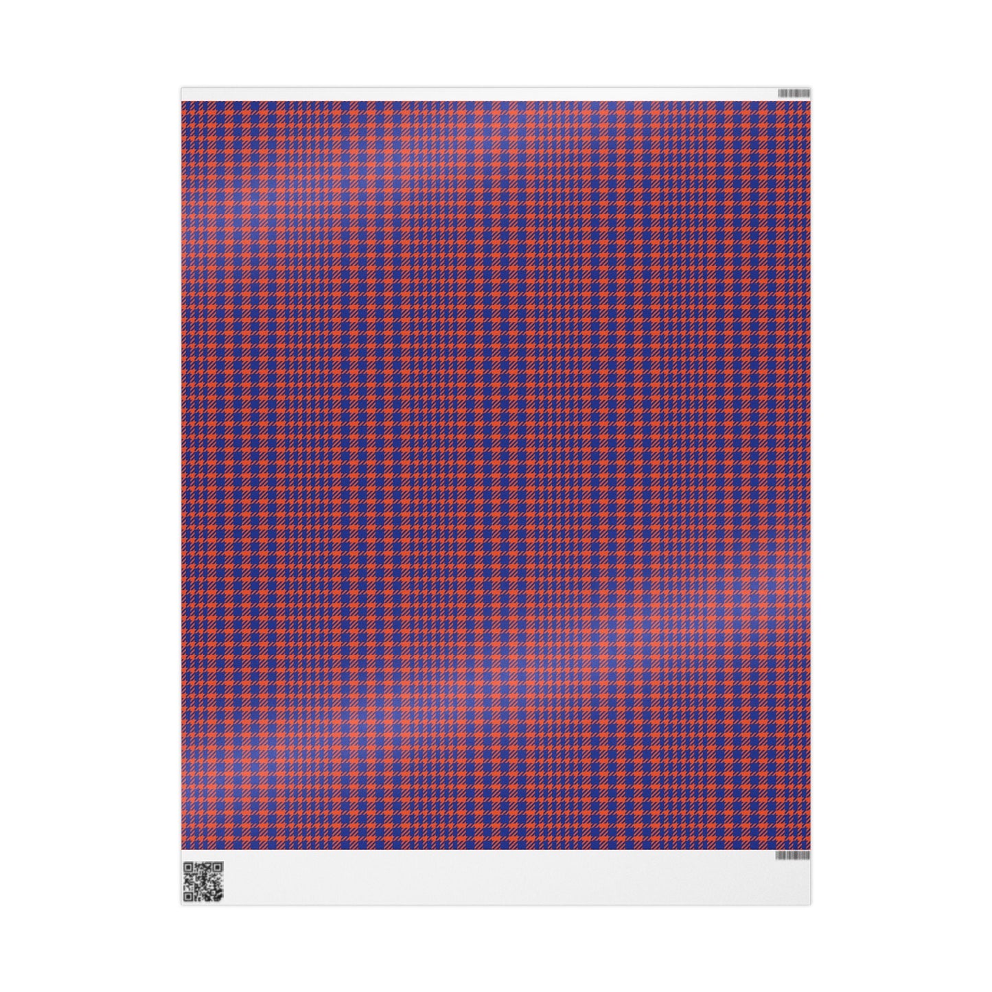 Gift Wrap | Bright Blue & Orange | Tweed