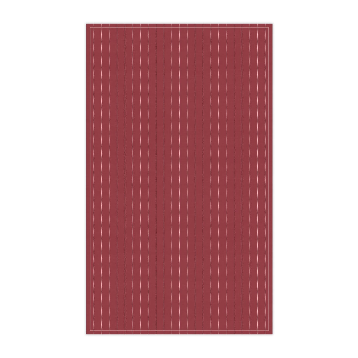 Tea Towels | Maroon & White | Pinstripe