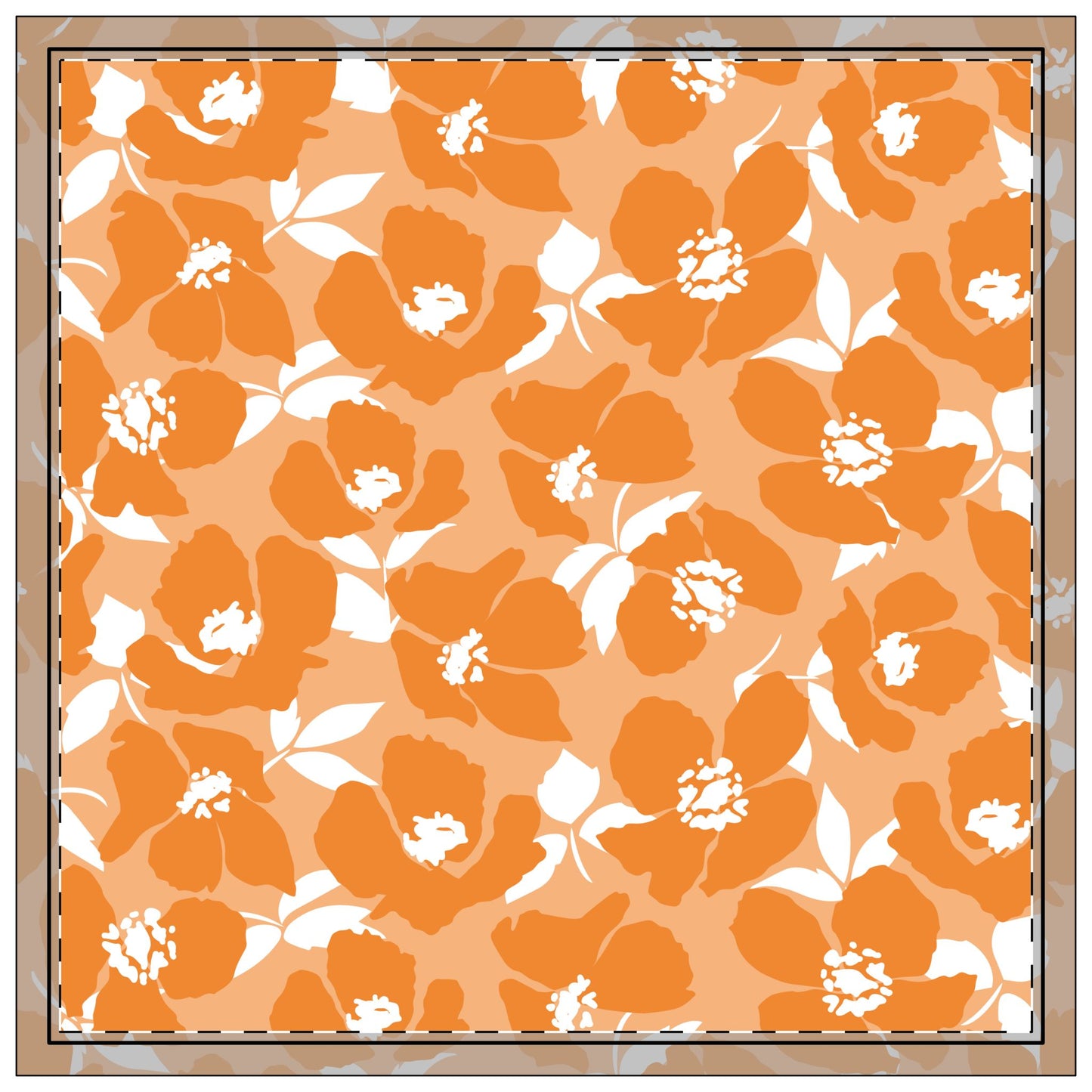 Napkin 4-set | Knoxville, Tennessee | Poppy