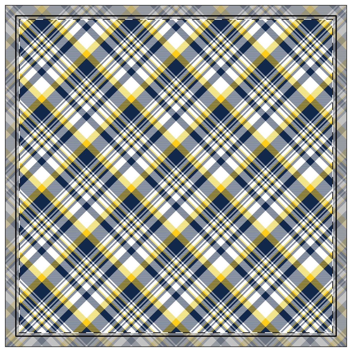 Napkins | Yellow & Blue | Tartan