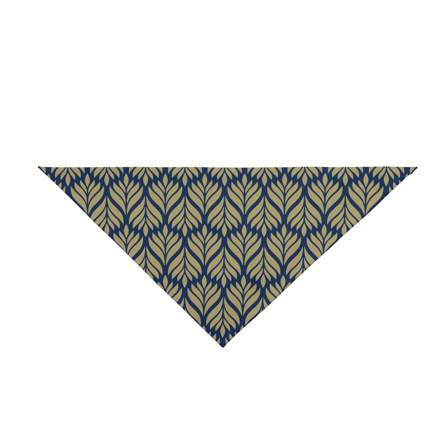 Pet Bandana | Blue & Gold | Palm