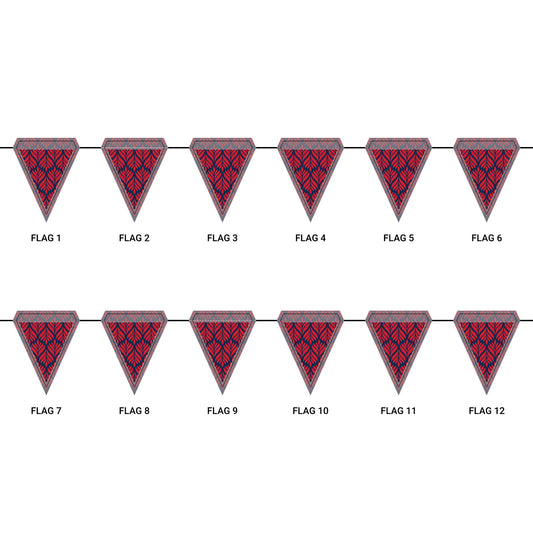 Flag Garland | Oxford, Mississippi | Palm