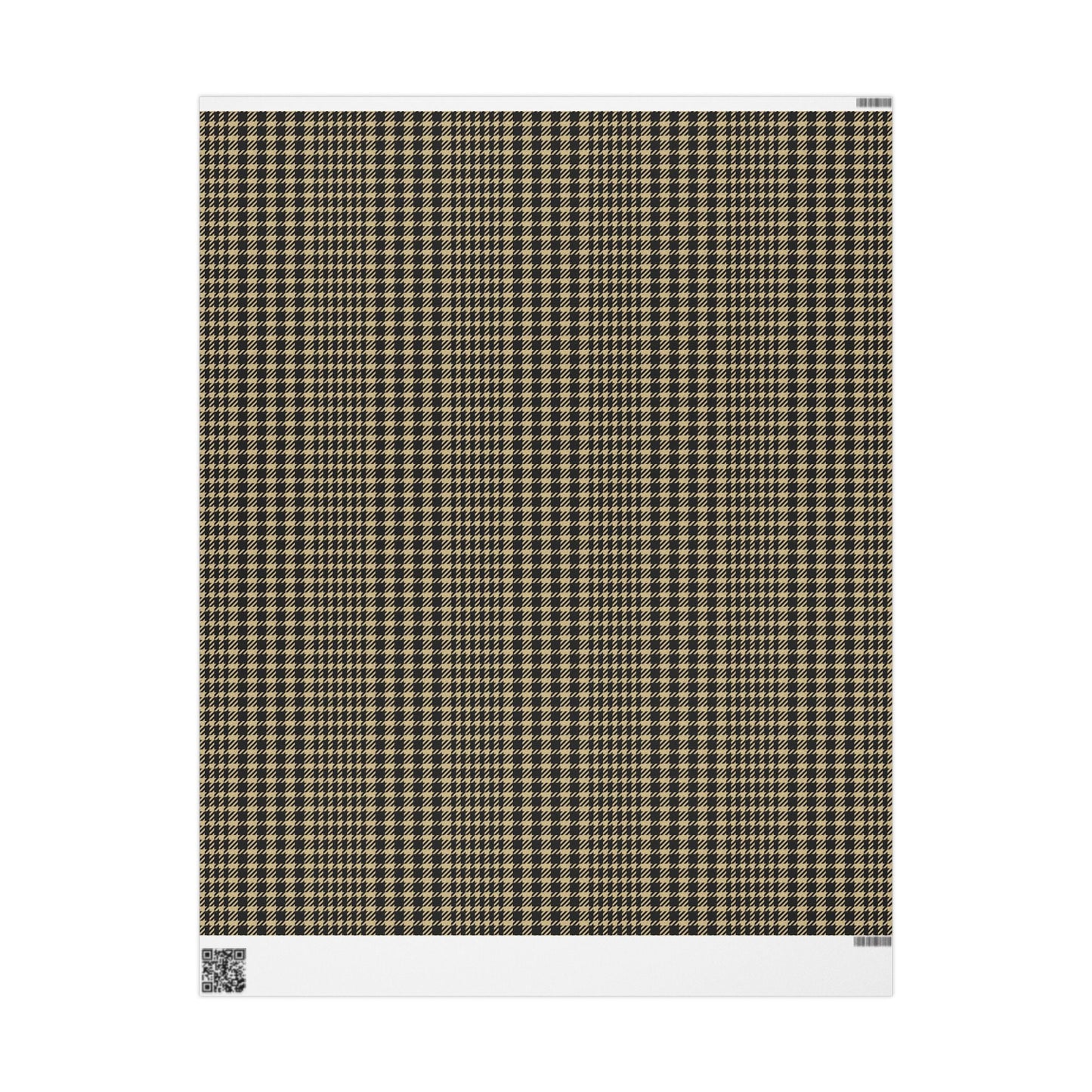 Gift Wrap | Black & Gold | Tweed