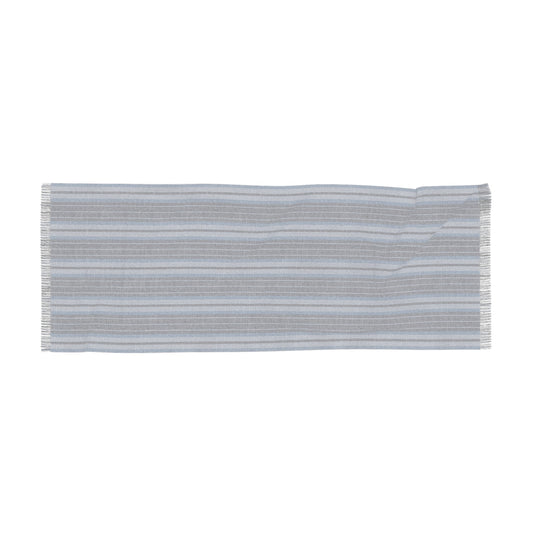 Scarf | Light Blue & White | Stripe