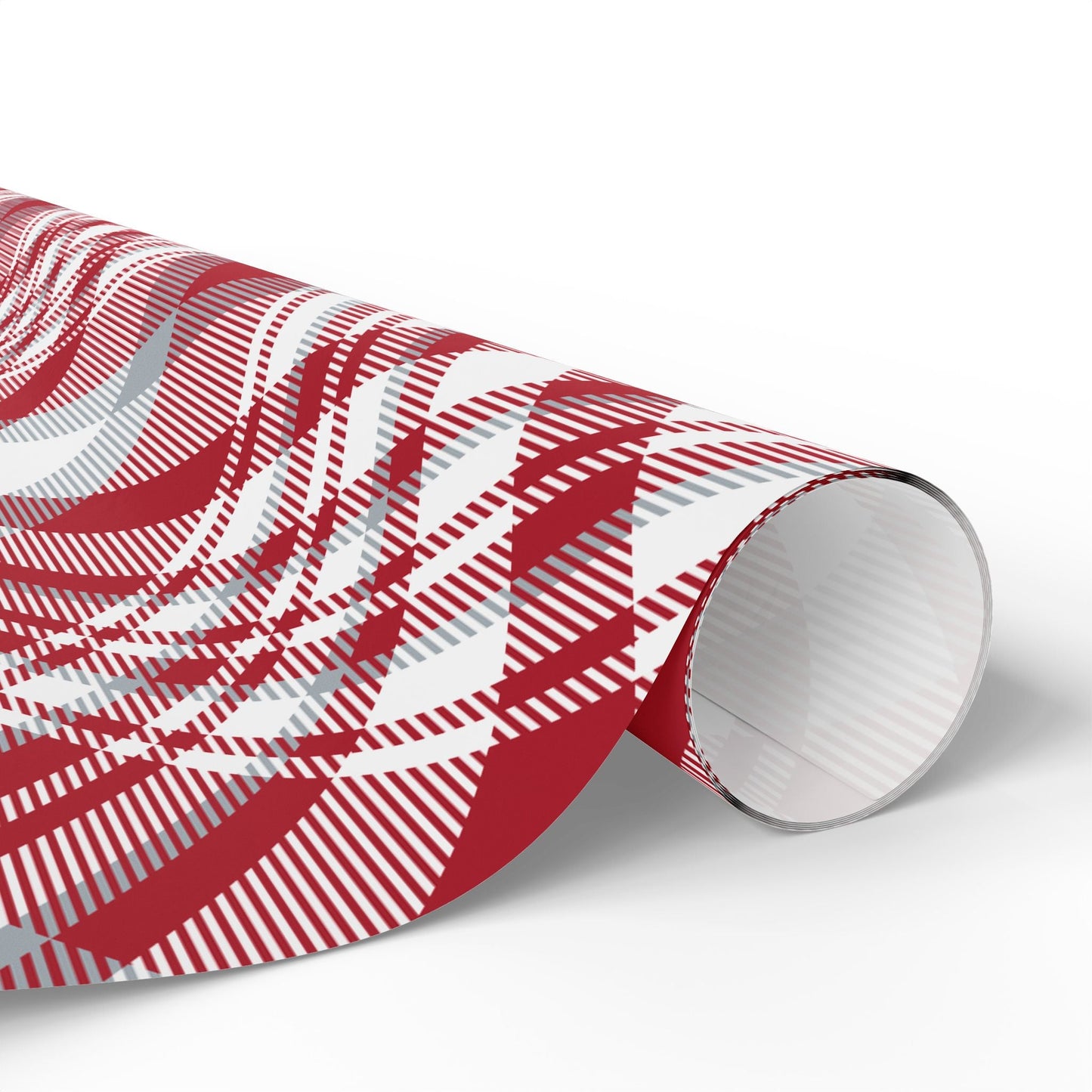Gift Wrap | Red & Gray | Tartan