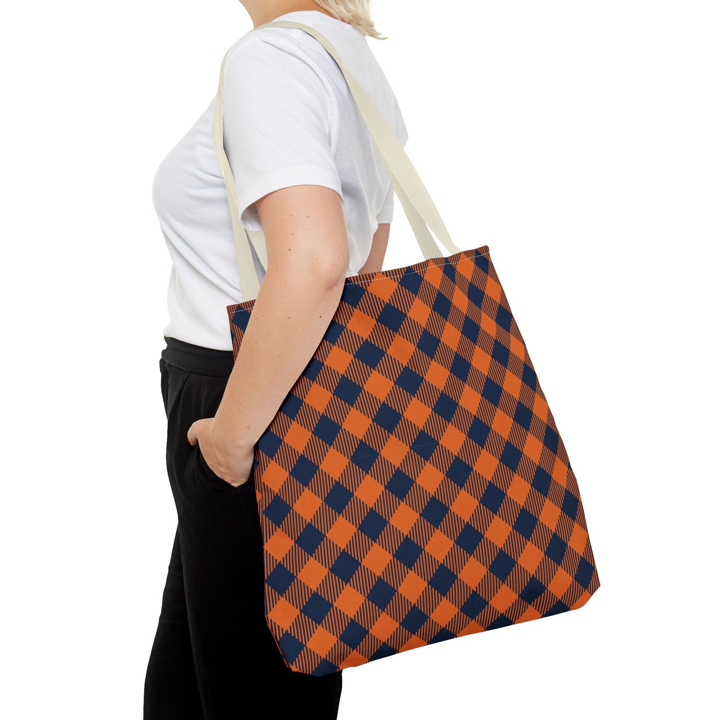 Totes | Orange & Blue | Gingham