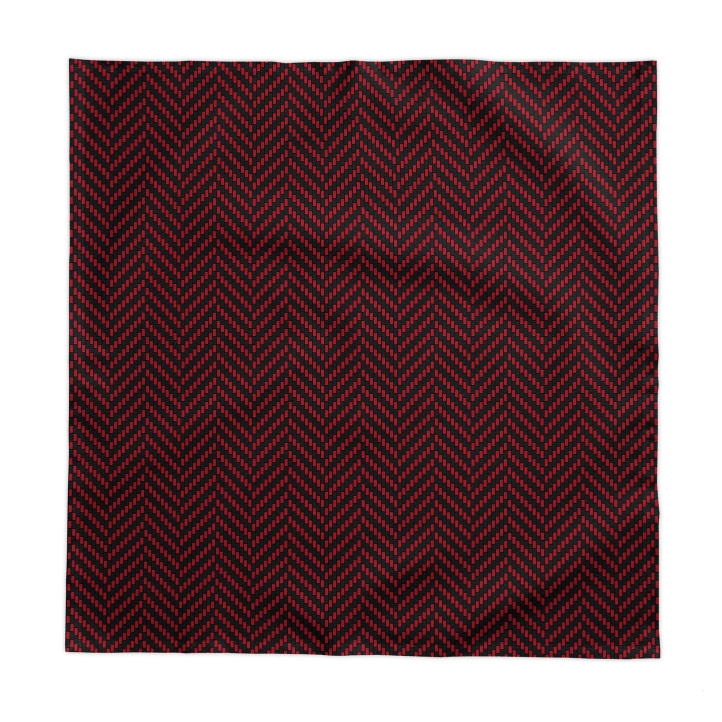 Tablecloth | Red & Black | Herringbone