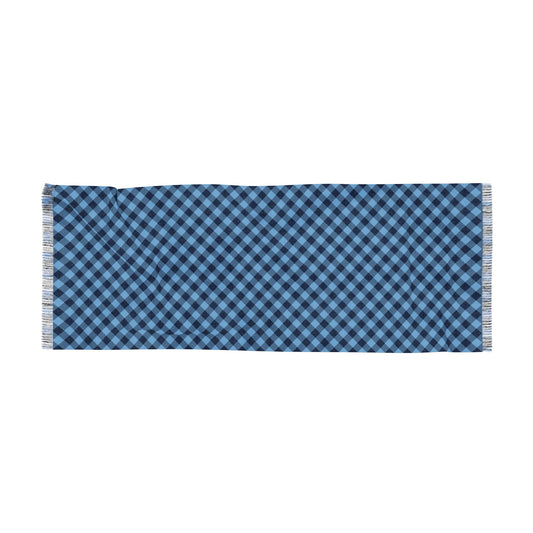 Scarf | Light Blue & White | Gingham