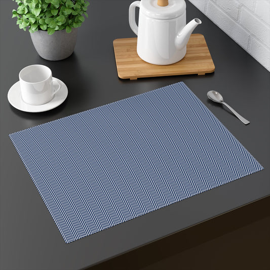 Placemat | Navy & White | Herringbone