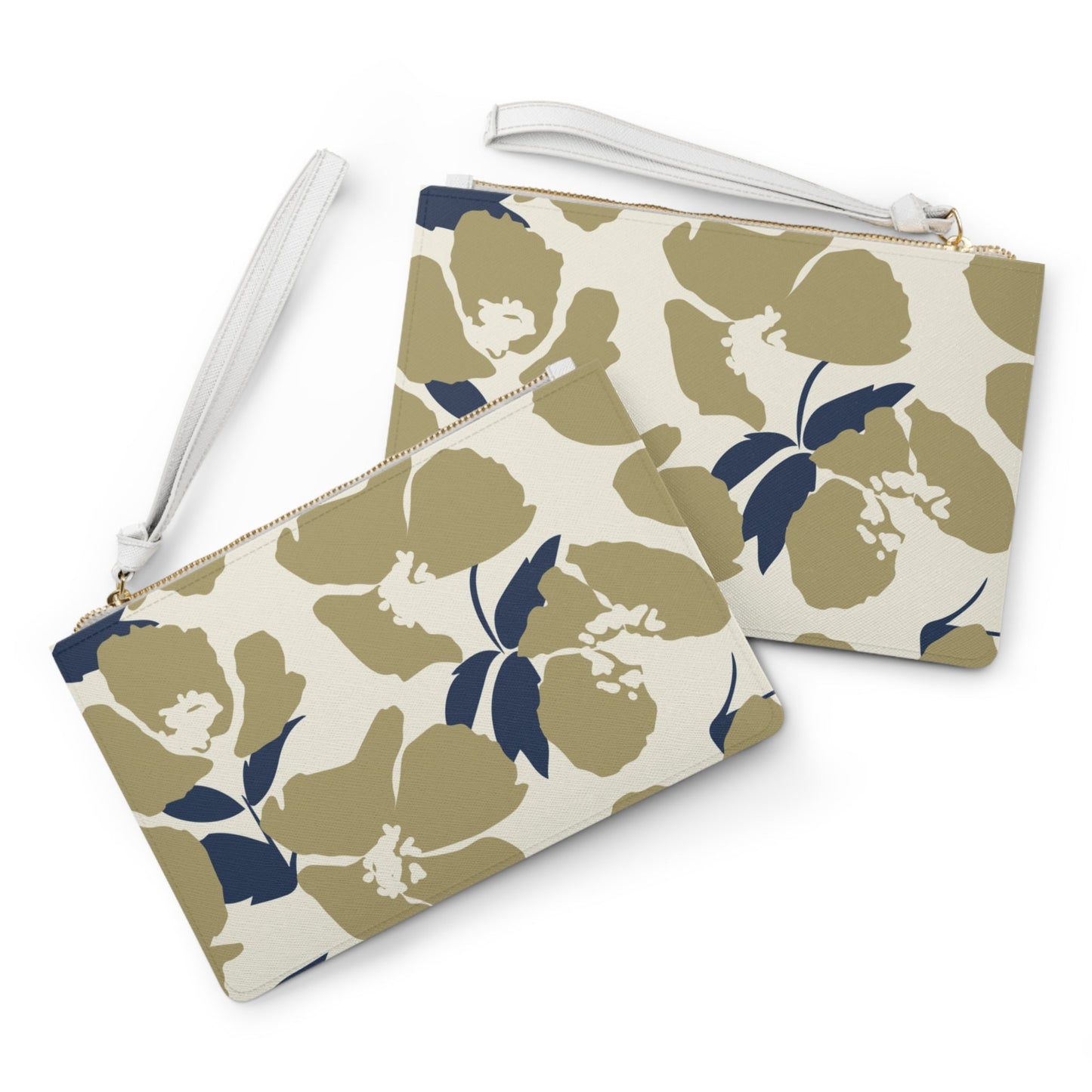 Clutch Bag | Gold & Blue | Poppy