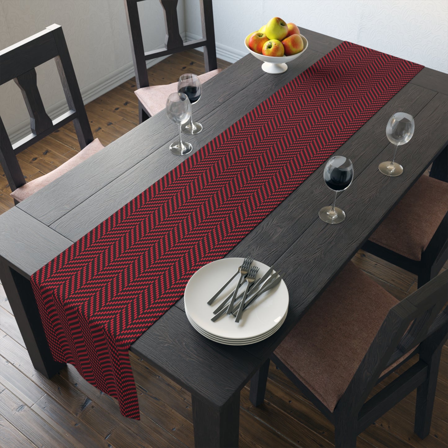 Table Runner | Raleigh, North Carolina | Herringbone