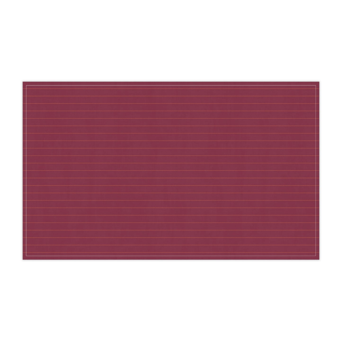 Tea Towels | Maroon & Orange | Pinstripe