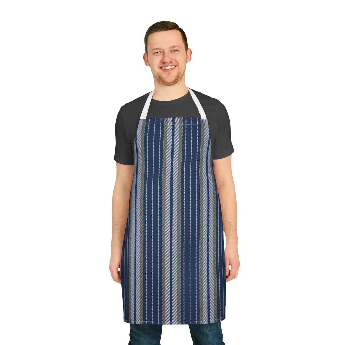 Apron | Gold & Blue | Stripe