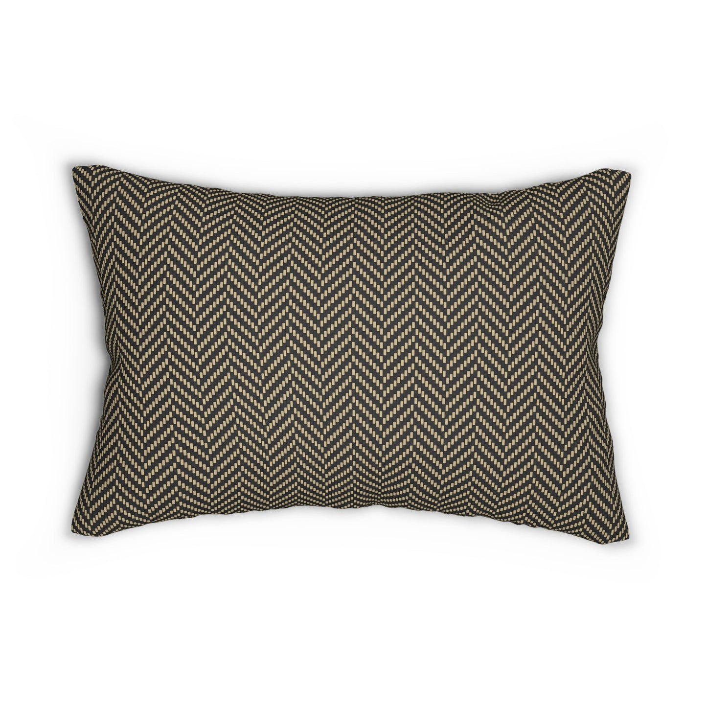 Pillow | Black & Gold | Herringbone
