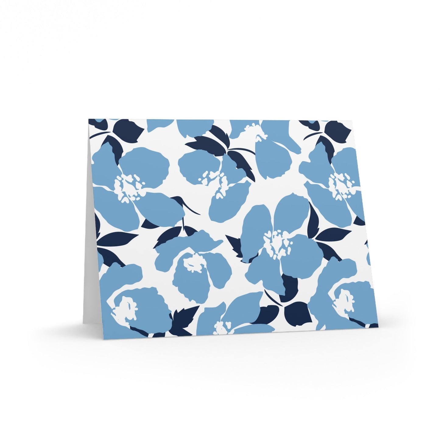Notecards | Light Blue & White | Poppy