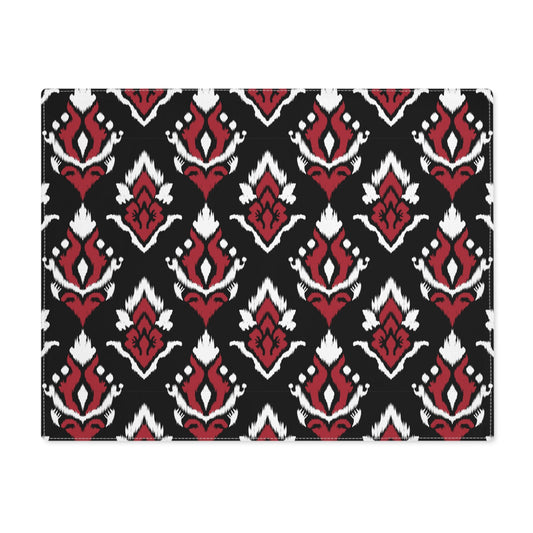 Placemat | Red & Black | Ikat