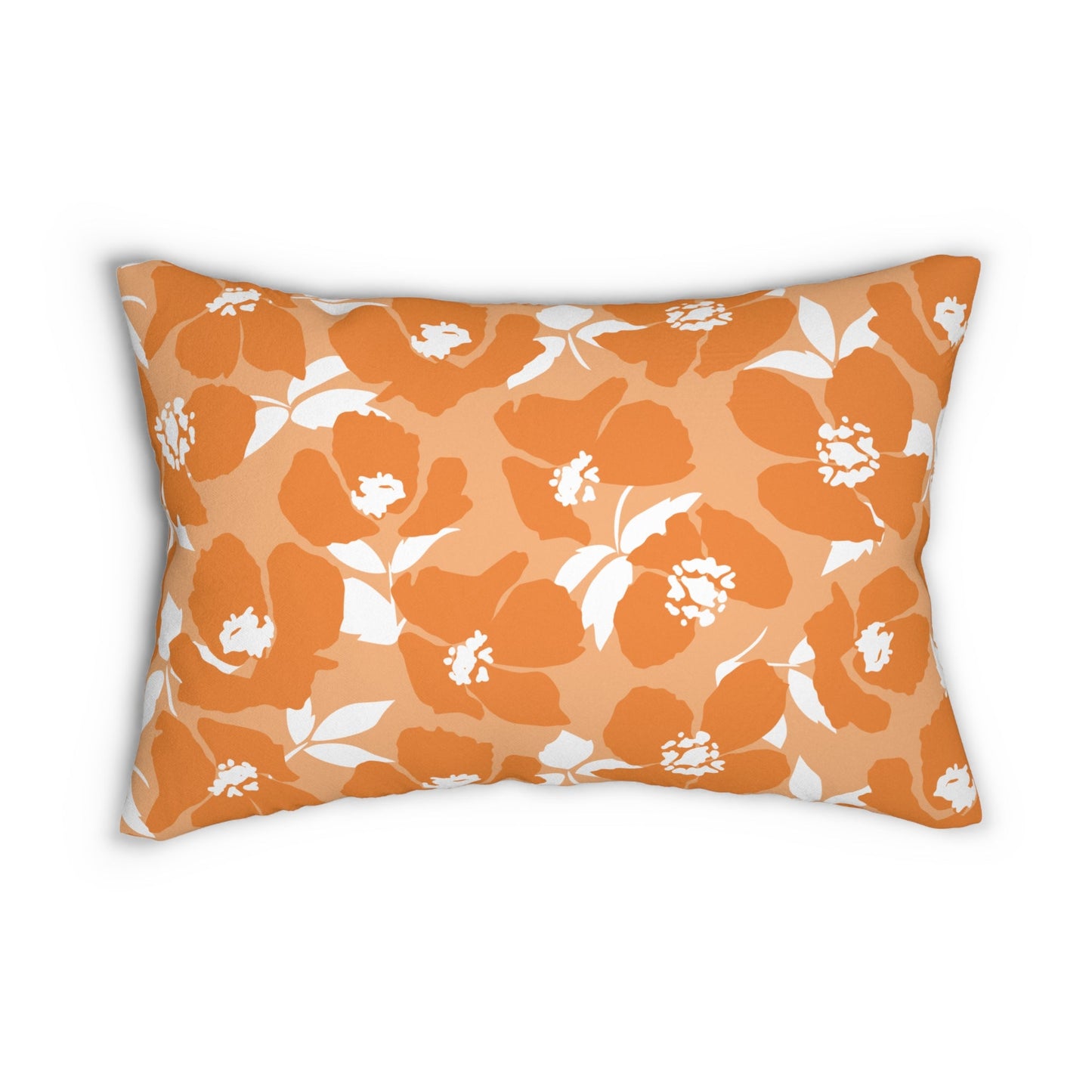 Pillow | Orange & White | Poppy
