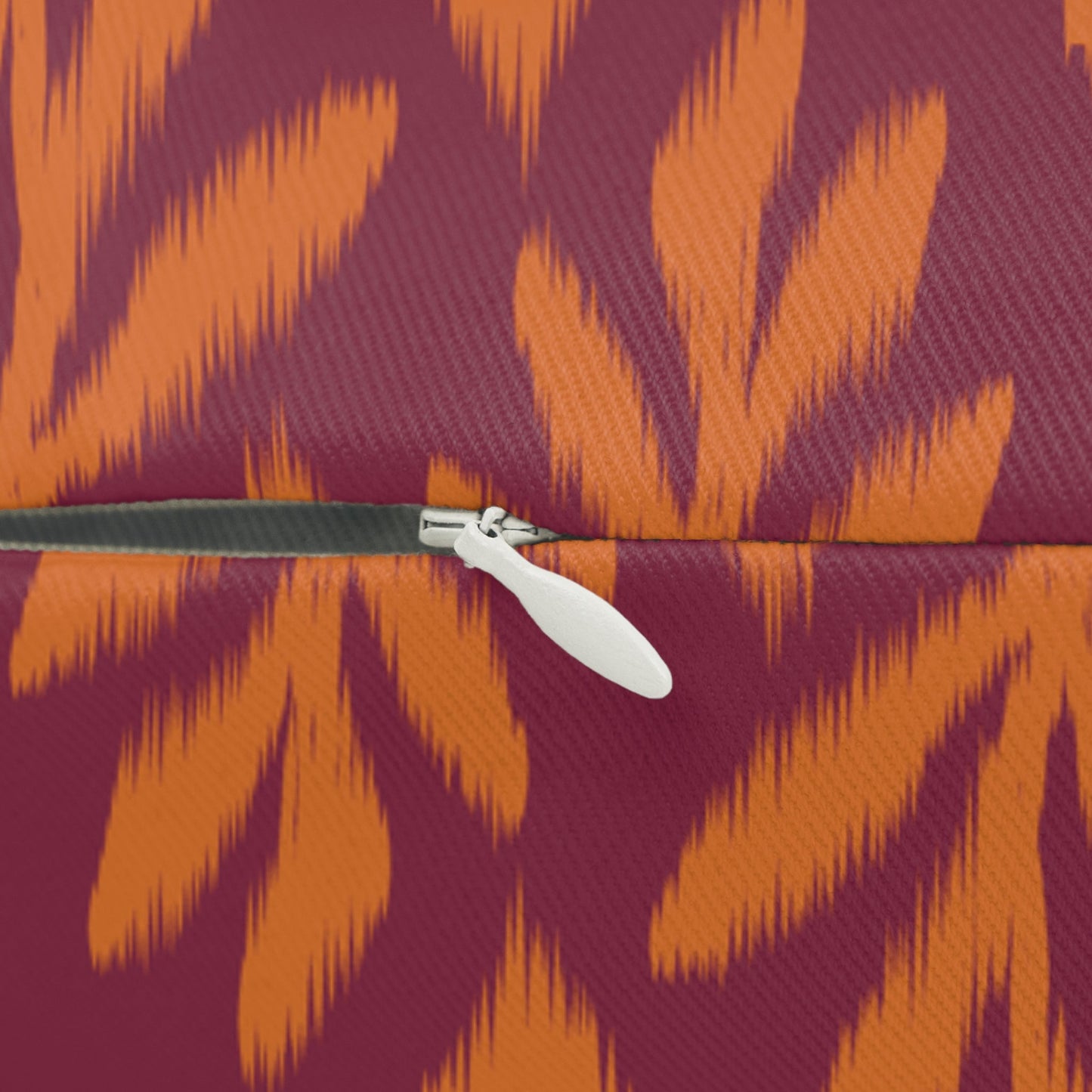 Pillow | Maroon & Orange | Laurel