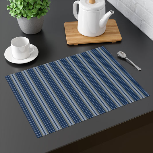 Placemat | Blue & Gold | Stripe