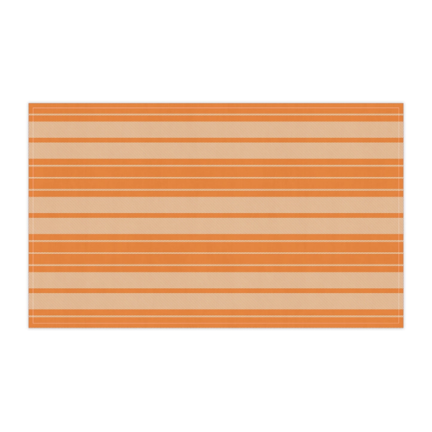 Tea Towels | Orange & White | Stripe