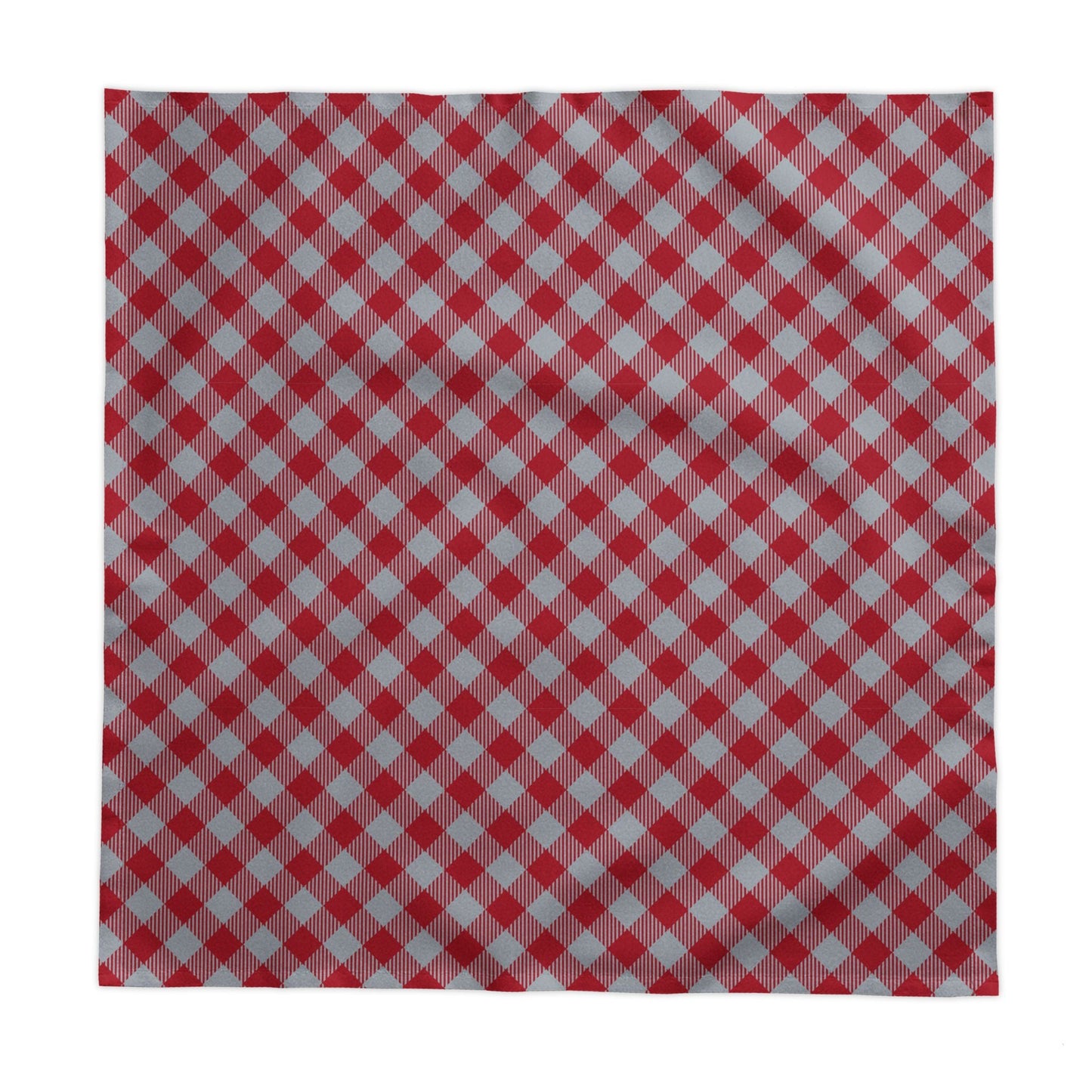 Tablecloth | Red & Gray | Gingham