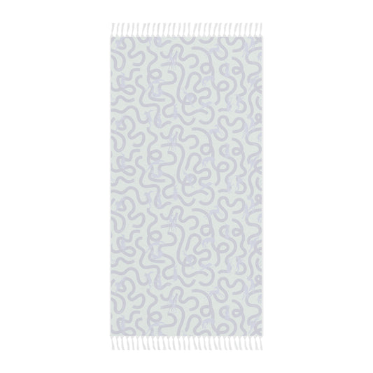 Boho Beach Towel | Greyhounds | Teal Ribbon