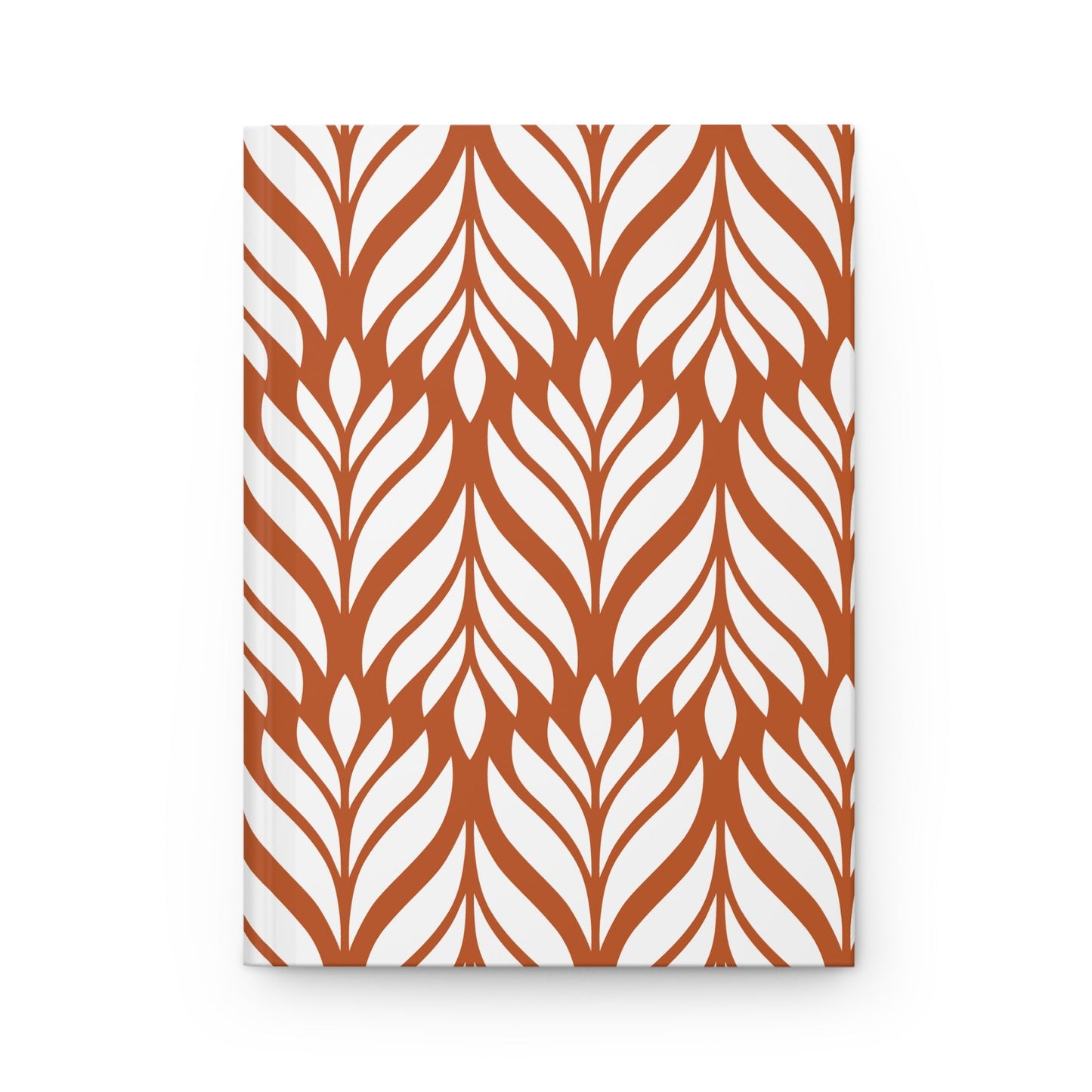 Journal | Dark Orange & White | Palm