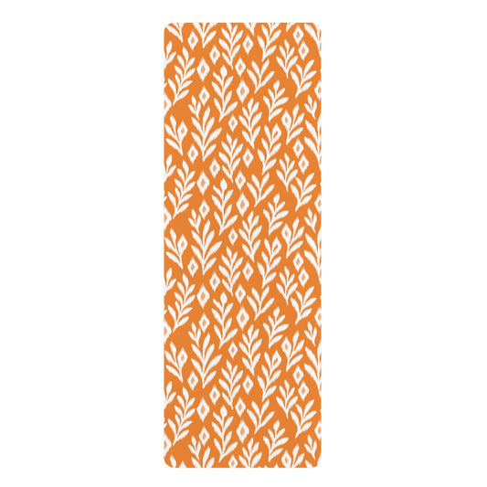Yoga Mat | Orange & White | Laurel