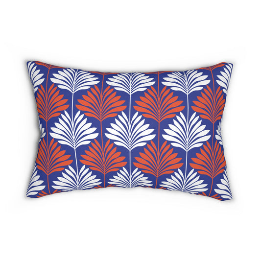 Pillow | Bright Blue & Orange | Deco