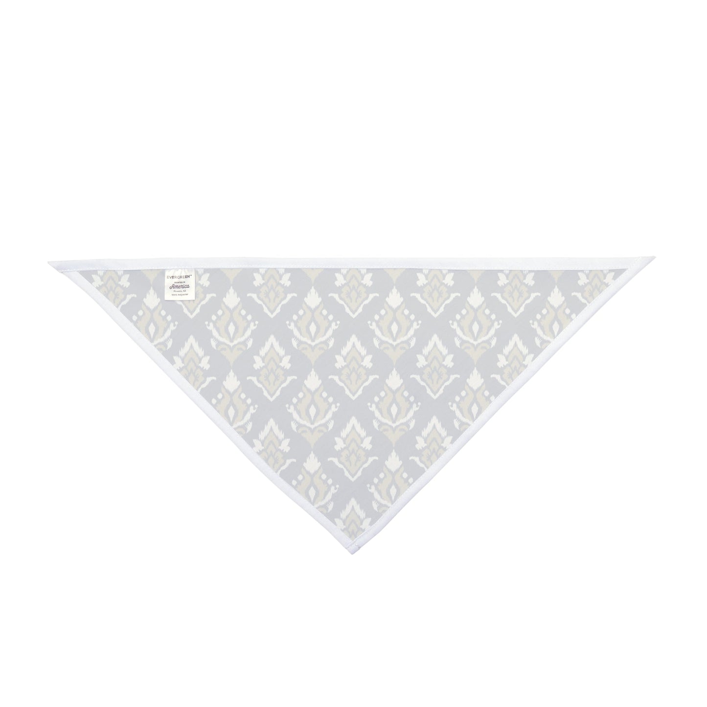 Pet Bandana | Blue & Gold | Ikat