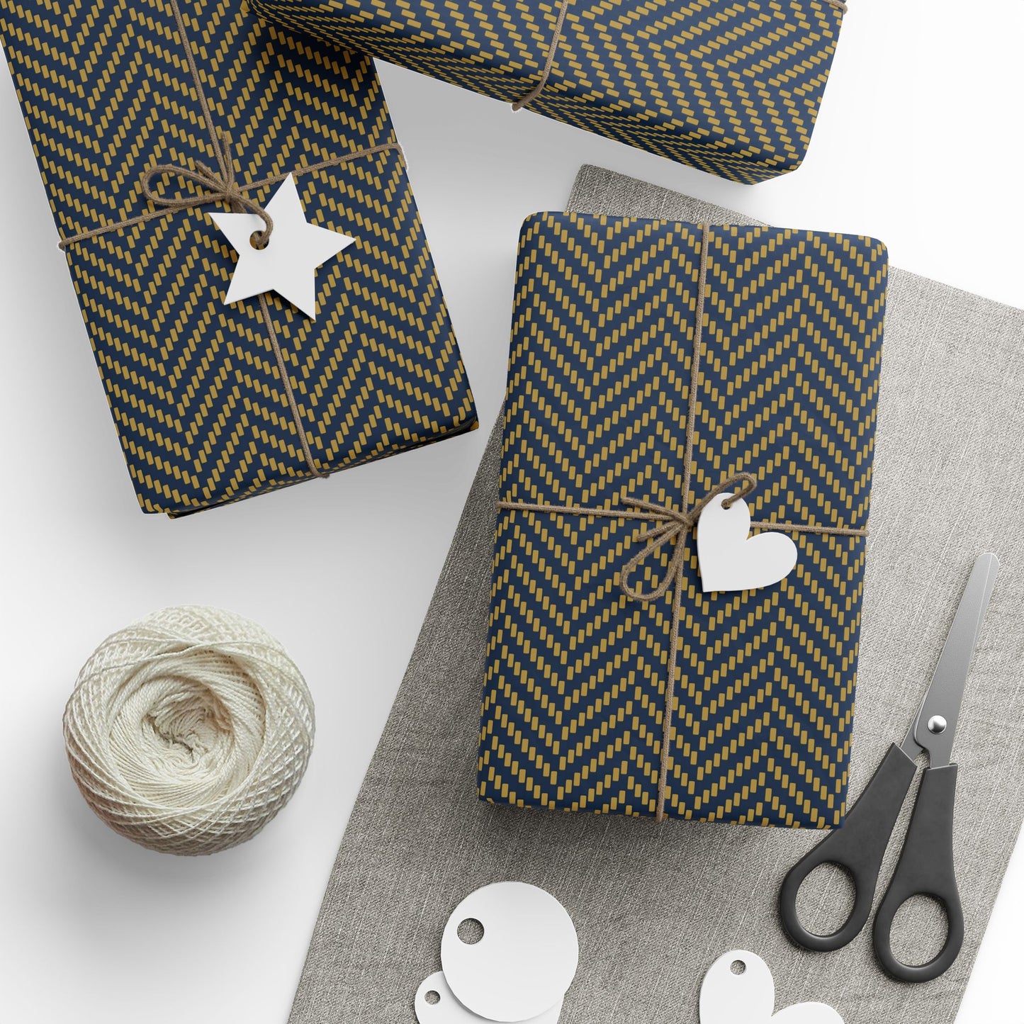 Gift Wrap | Notre Dame, Indiana | Herringbone