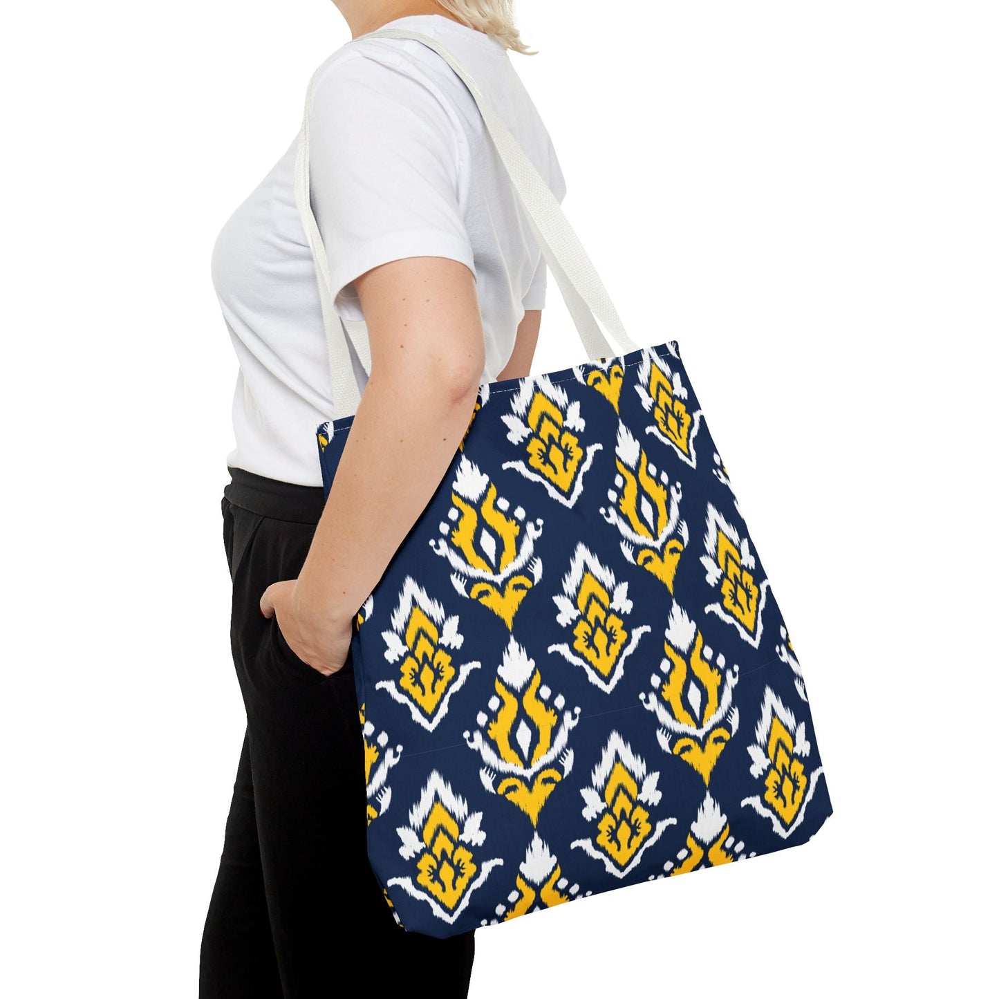 Totes | Yellow & Blue | Ikat