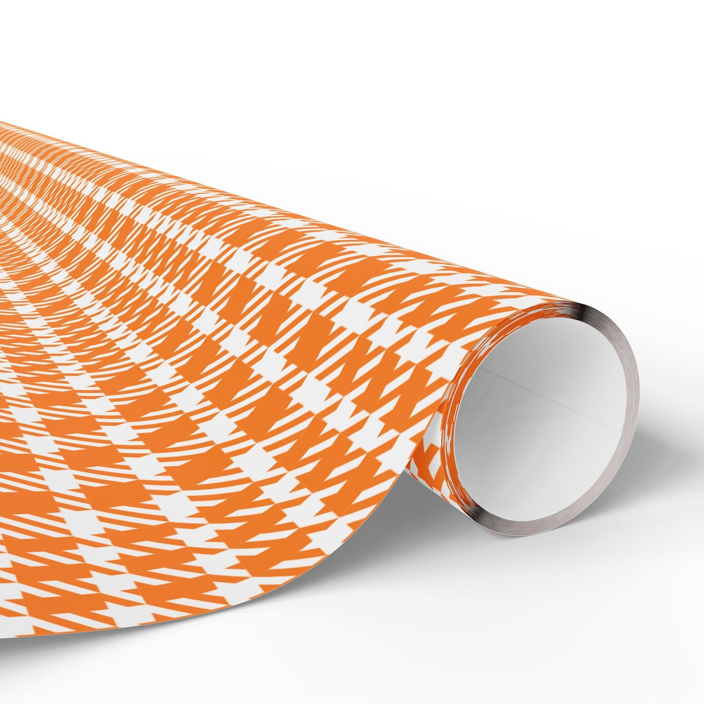 Gift Wrap | Orange & White | Tweed