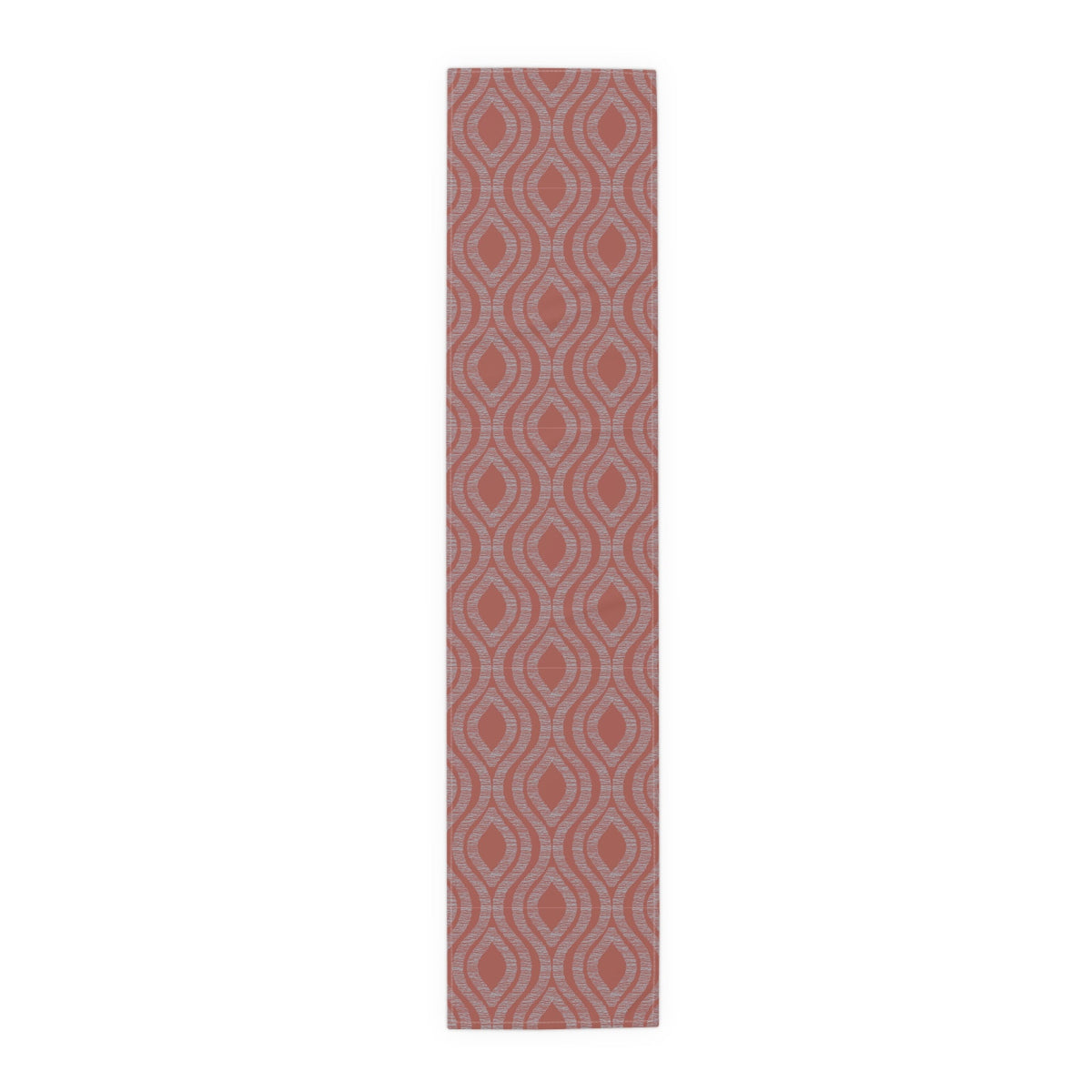 Table Runner | Red & Gray | Ogee