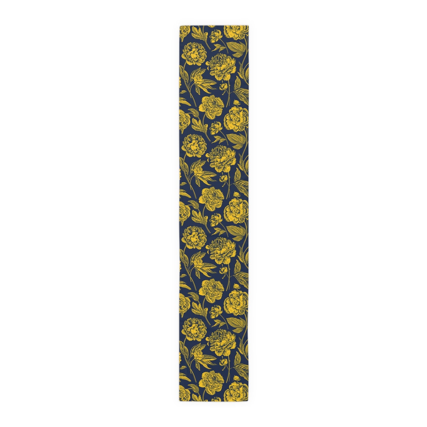 Table Runner | Yellow & Blue | Peony