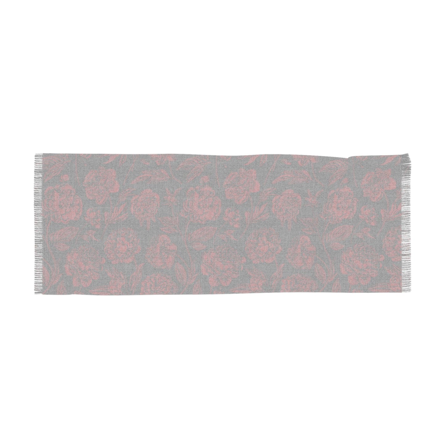 Scarf | Red & Black | Peony
