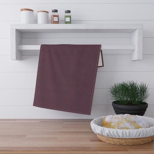 Tea Towel | Charlottesville, Virginia | Herringbone