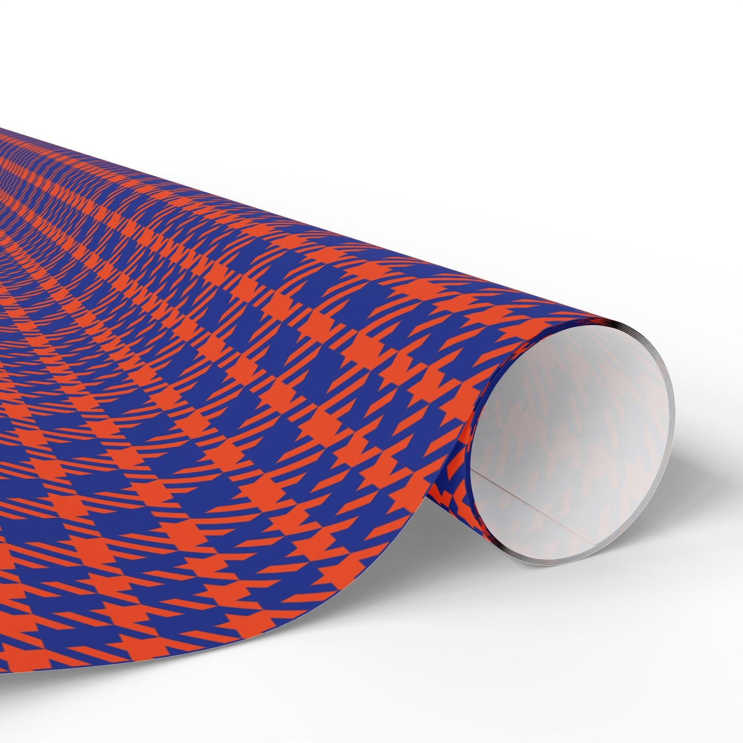 Gift Wrap | Bright Blue & Orange | Tweed