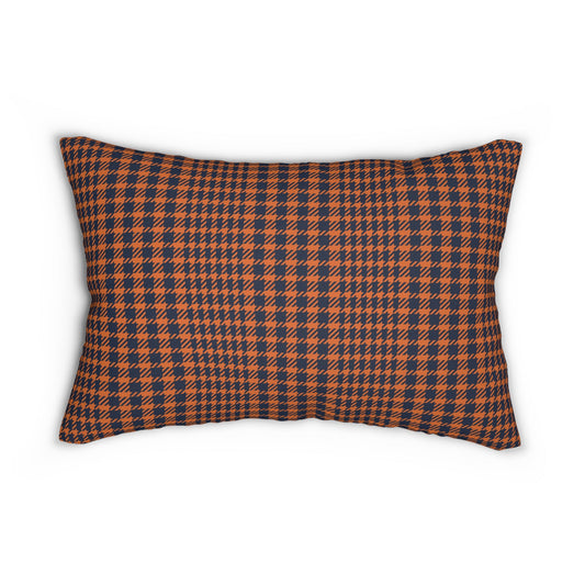 Pillow | Orange & Blue | Tweed