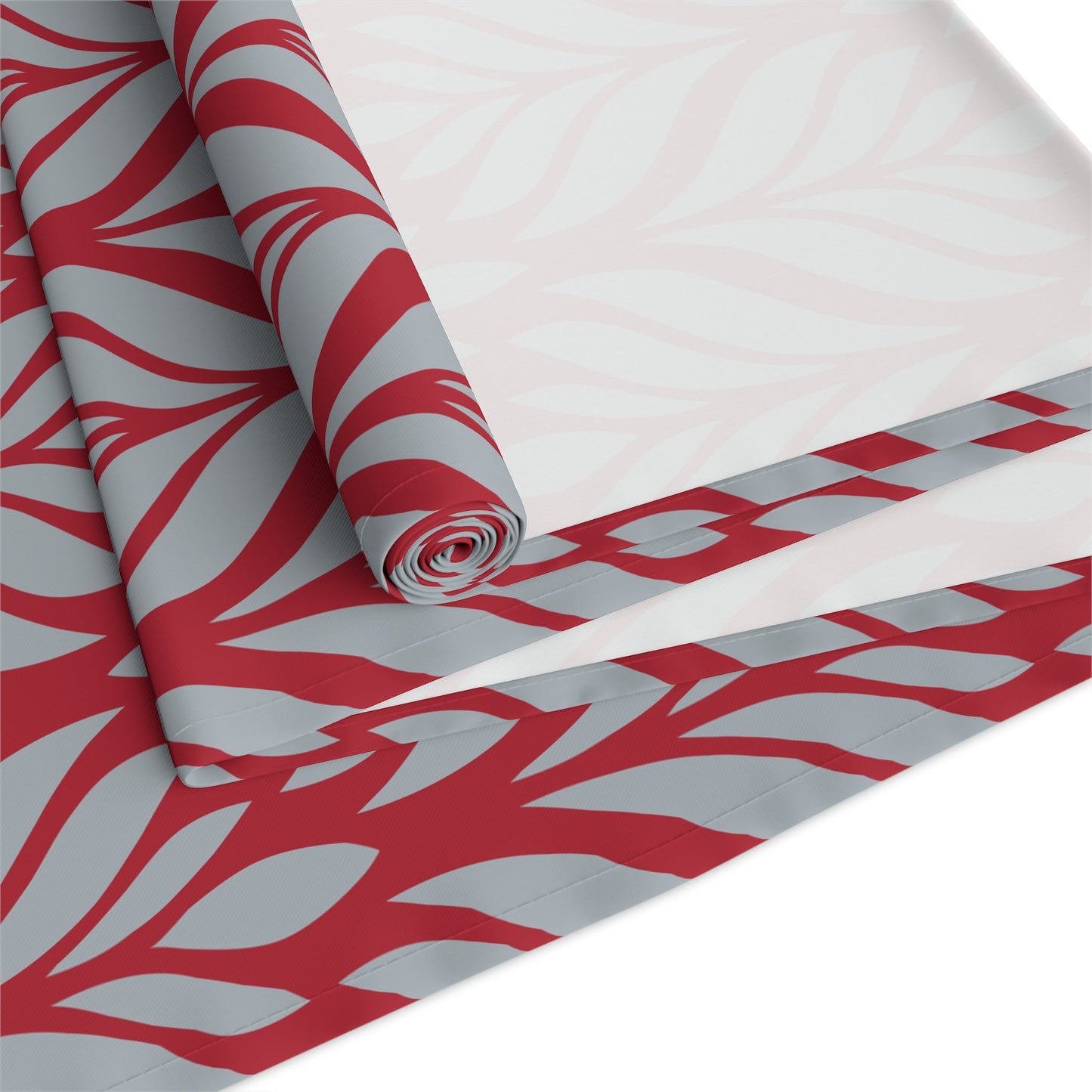 Table Runner | Red & Gray | Palm
