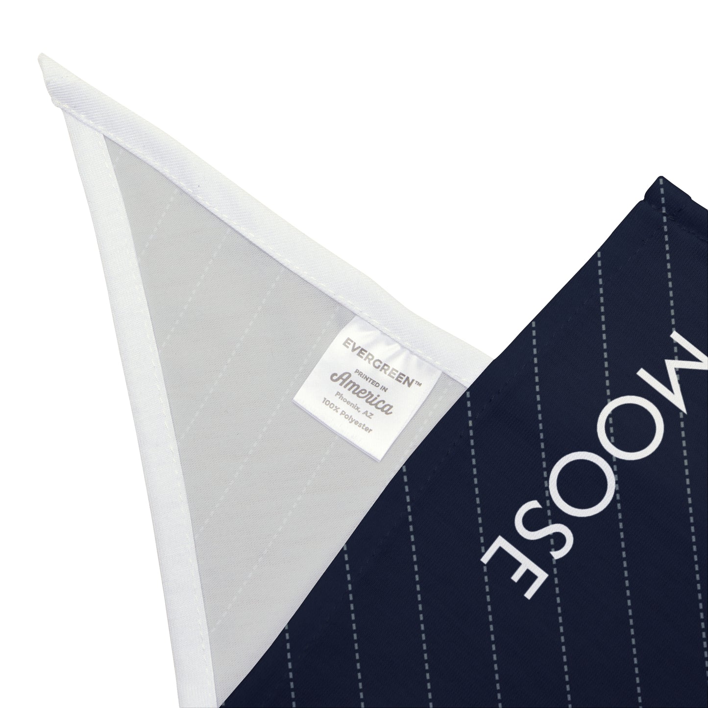 Pet Bandana- Personalized | Navy & White | Pinstripe