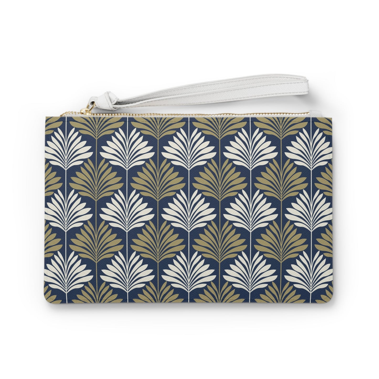 Clutch Bag | Gold & Blue | Deco