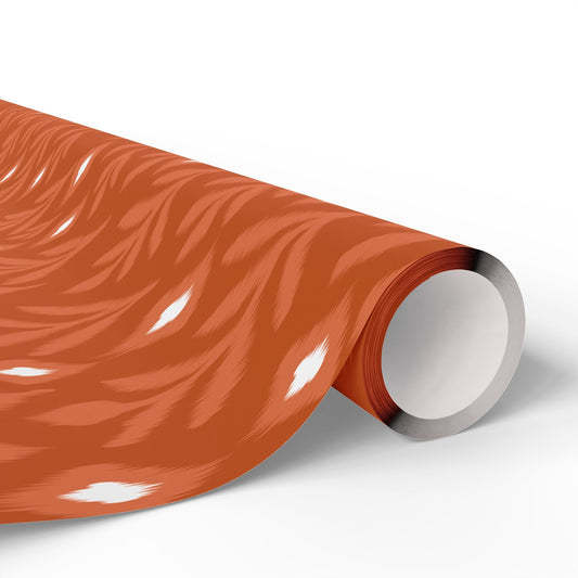 Gift Wrap | Dark Orange & White | Laurel